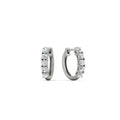 1/2 Carat Stunning Five Stone Huggie Hoops Earrings