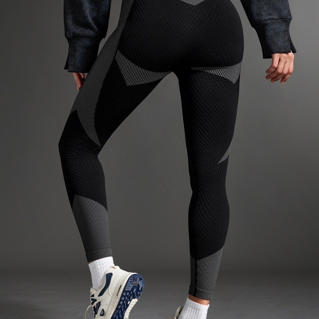 Yoga Cut-To-Size Cross-Border Amazon Tk Fitness Leggings Moisture-Wicking Sportswear Women's Polyester Sports Pants Social Buzz eSIMs