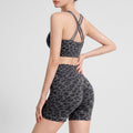 Dopamine Yoga Outfit Set  Back Friendly Yoga Tank Top With Built In Bra Pads High Waisted Tummy Control Yoga Shorts With Butt Lifting Effect Social Buzz eSIMs