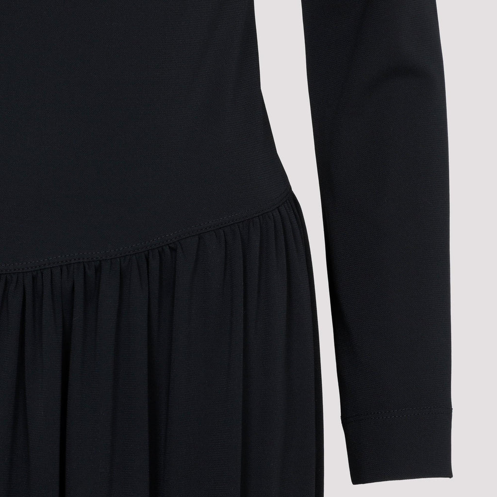 Lanvin Ls Drape Midi Dress Women