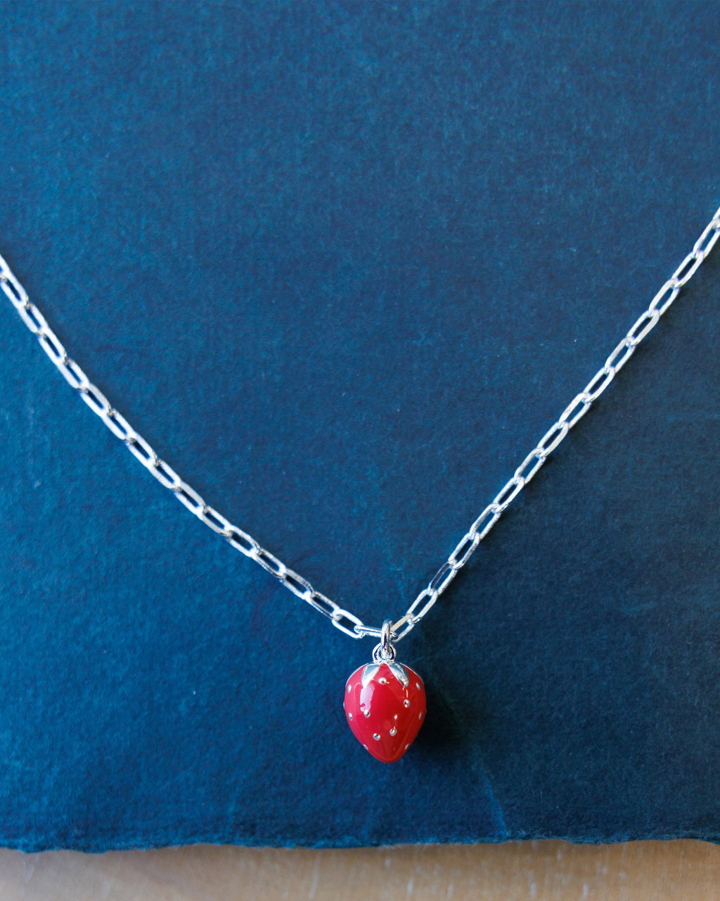 Silver Strawberry Fields Forever Necklace Downeast