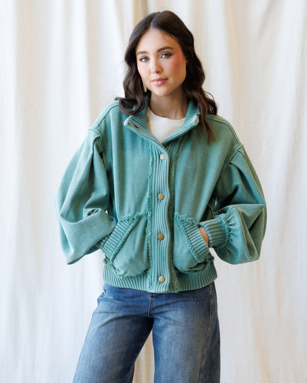 Campus Cardi Coat Downeast