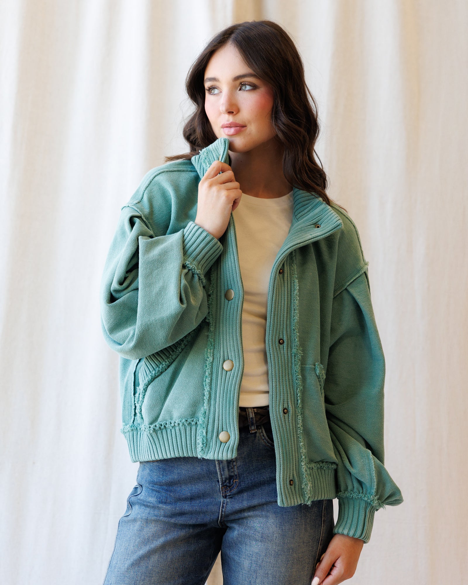 Campus Cardi Coat Downeast