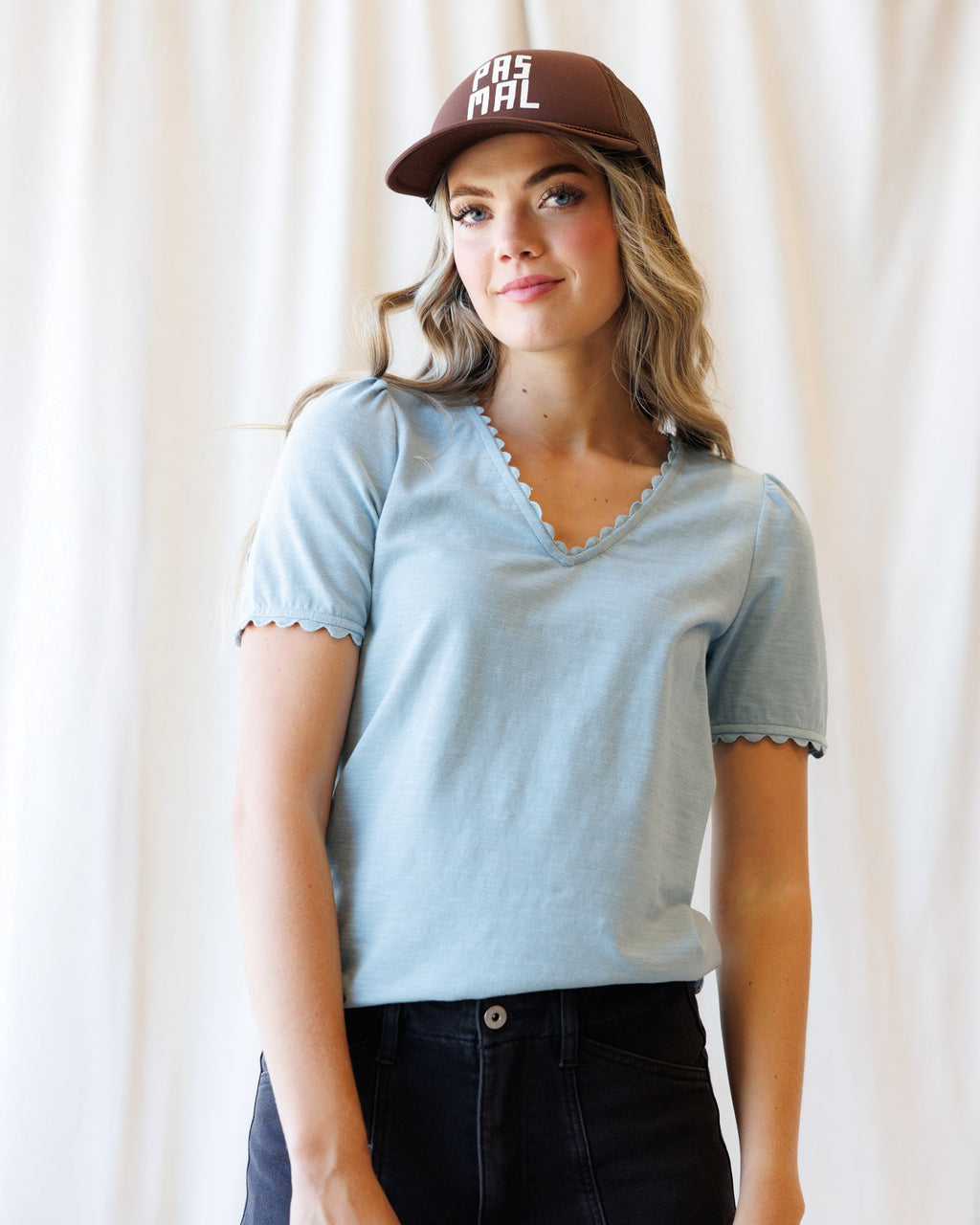 Scallop Tee Downeast