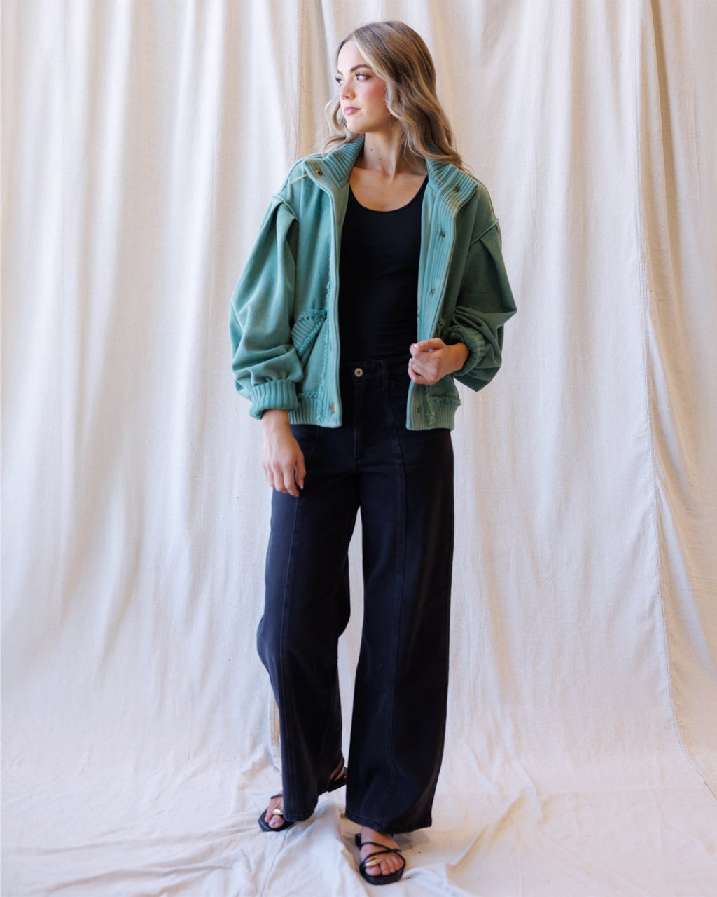 Campus Cardi Coat Downeast