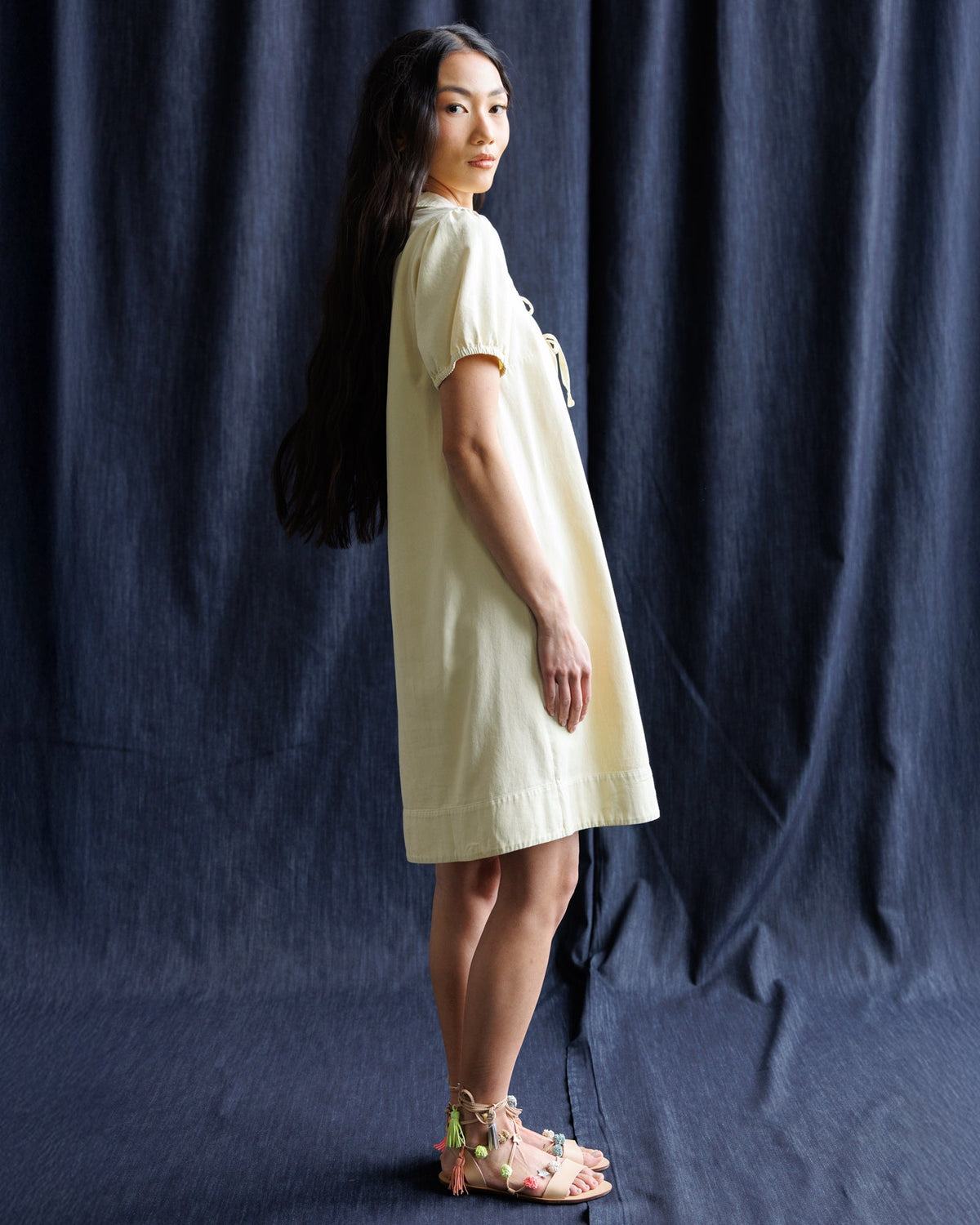Demure Denim Dress Downeast
