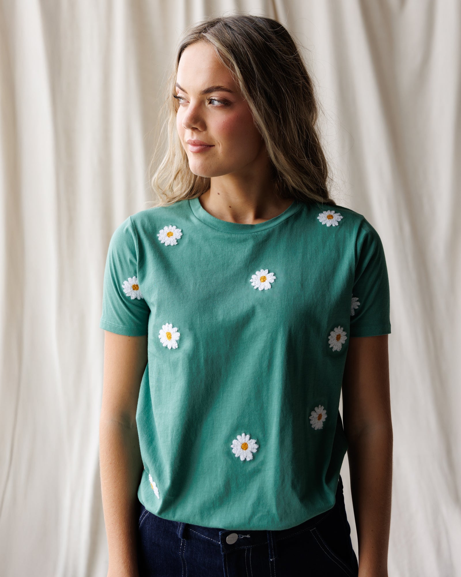 Pretty Petals Tee Downeast