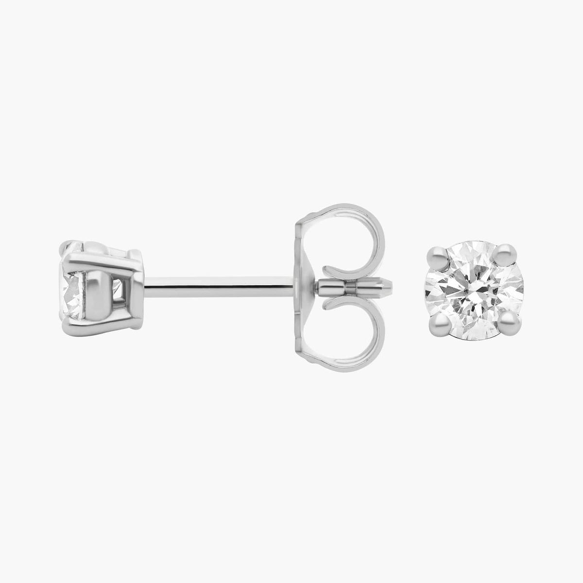 Classic Lab Diamond Stud Earrings (1/4 ct. tw.) – VS+ Clarity - 14k White or Yellow Gold Over Sterling Silver VossAgin