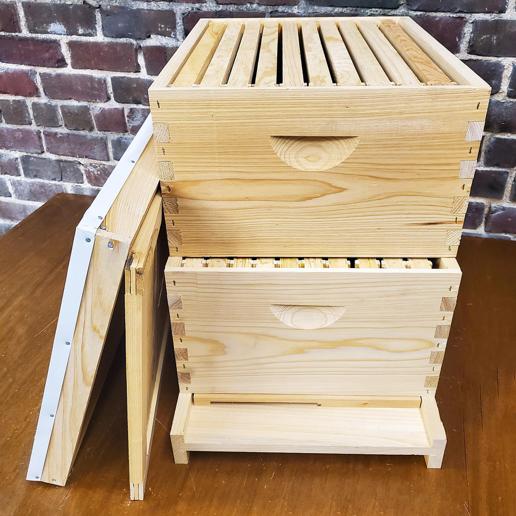 10-Frame Double Deep Box Hive Kit Foxhound Bee Company