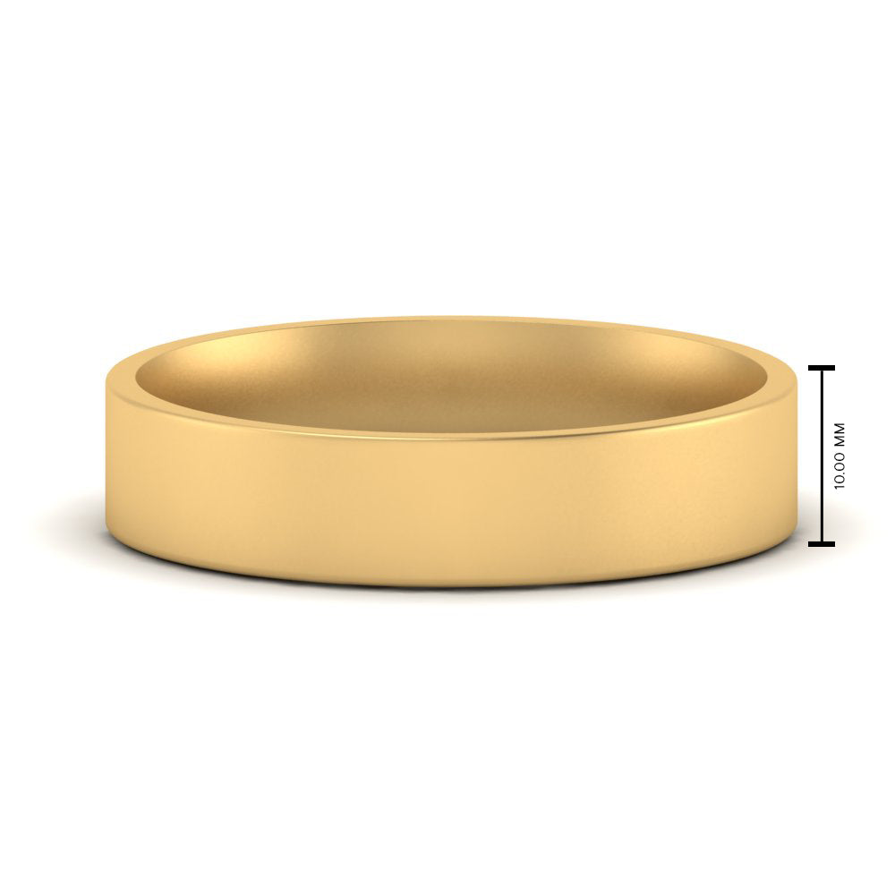 Light Weight Flat Mens Wedding Band
