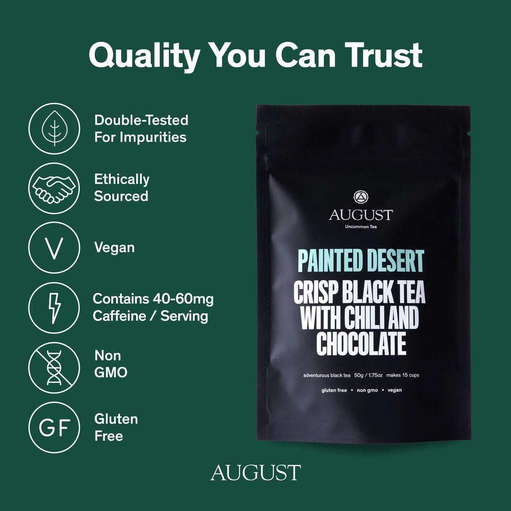 Painted Desert - Chocolate Chili Black Tea August Uncommon Tea