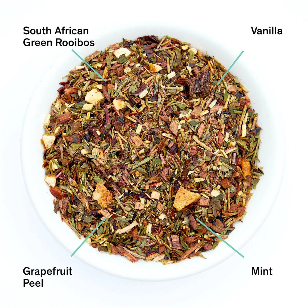 Cocteau - Vanilla Grapefruit Mint Rooibos Tea (Caffeine Free) August Uncommon Tea