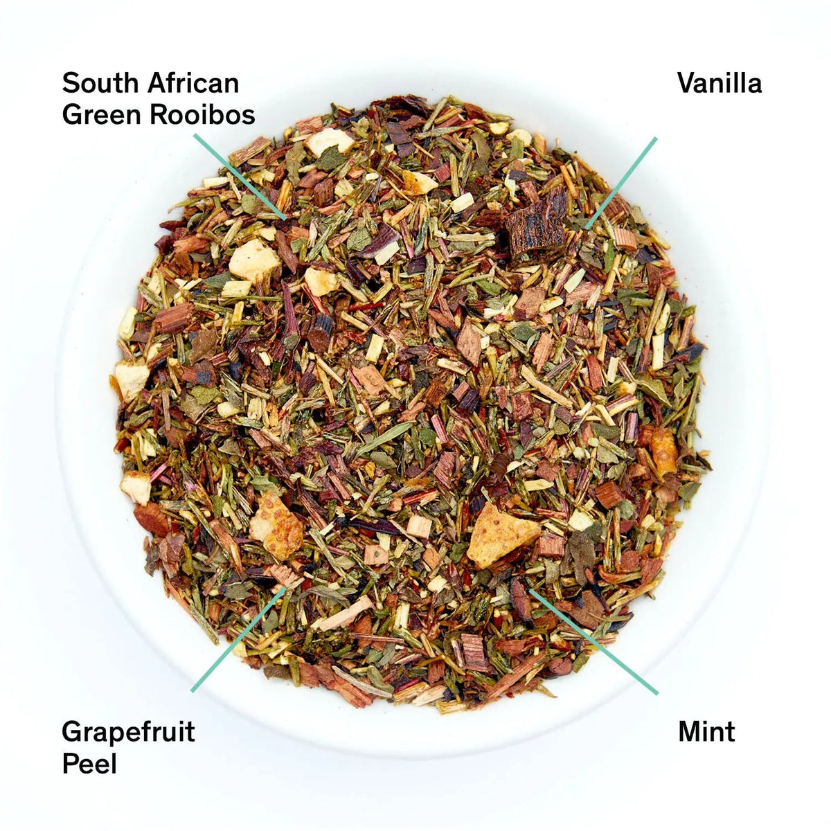 Cocteau - Vanilla Grapefruit Mint Rooibos Tea (Caffeine Free) August Uncommon Tea