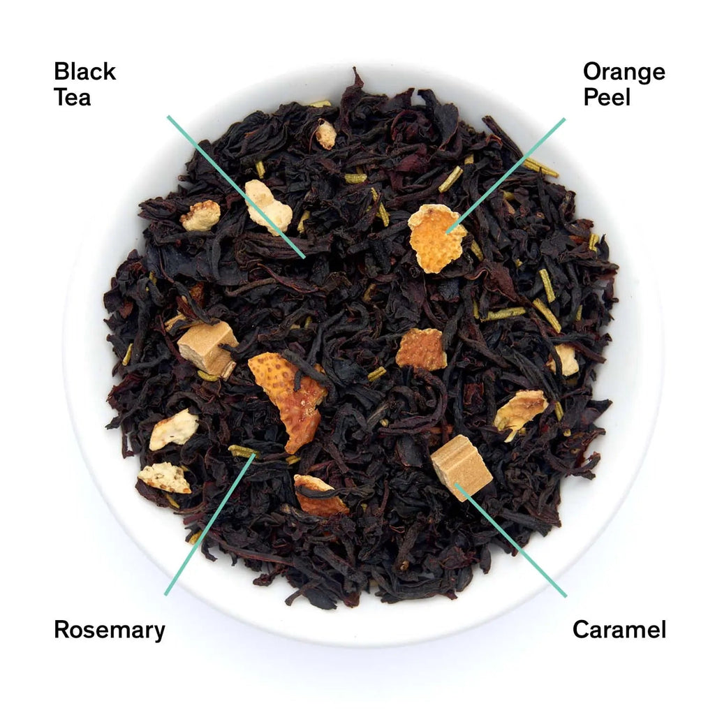 Gold Rush - Orange Rosemary Caramel Black Tea August Uncommon Tea