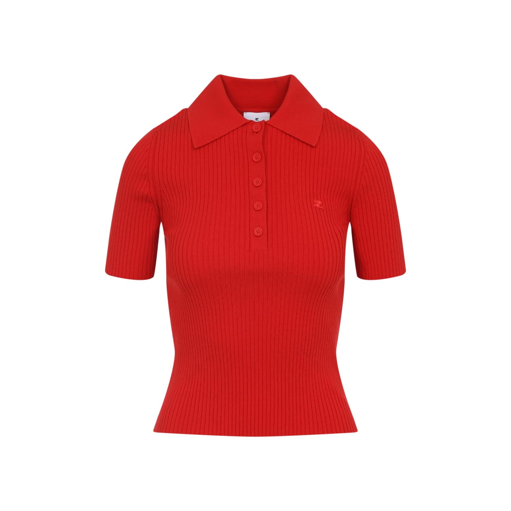 Courreges Signature Polo Women
