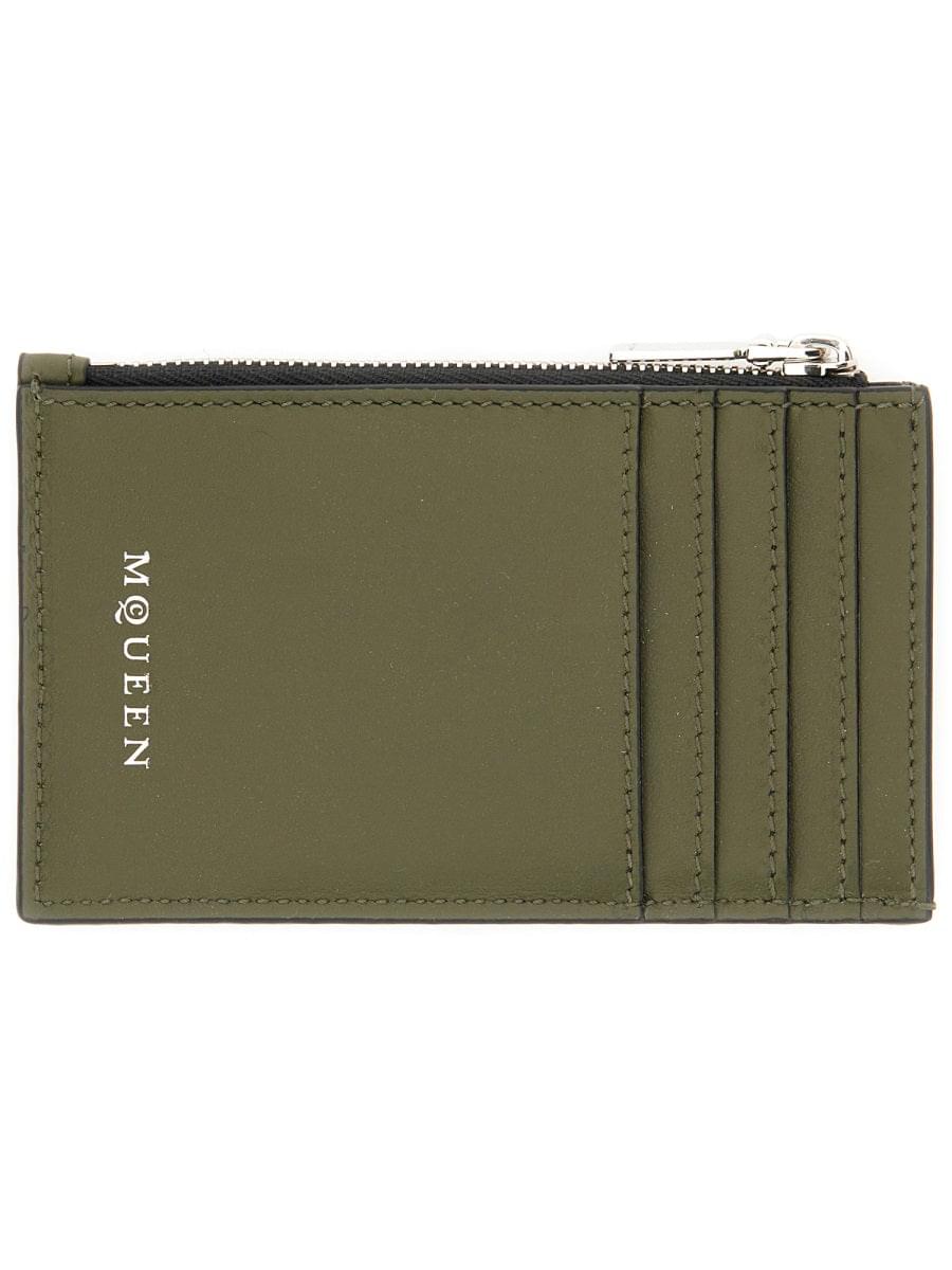 Alexander Mcqueen Men Card Holder "Skull"