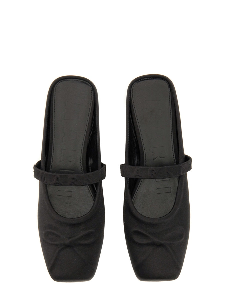 Marni Women Ballerina Sabot "Little Bow