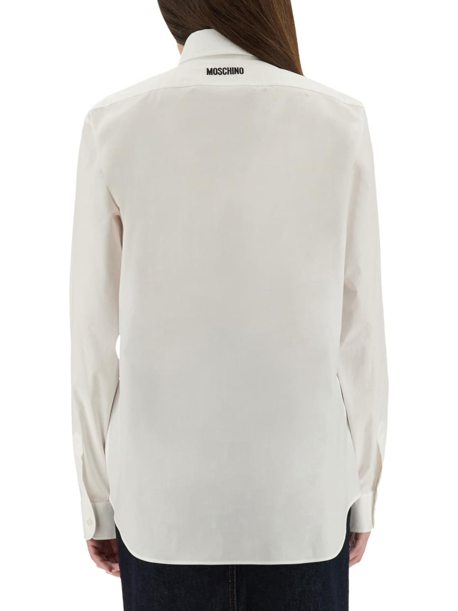 Moschino Women Shirt With "Goose" Embroidery