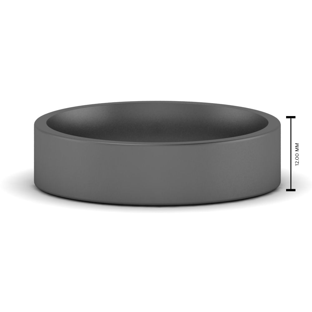 Light Weight Flat Mens Wedding Band
