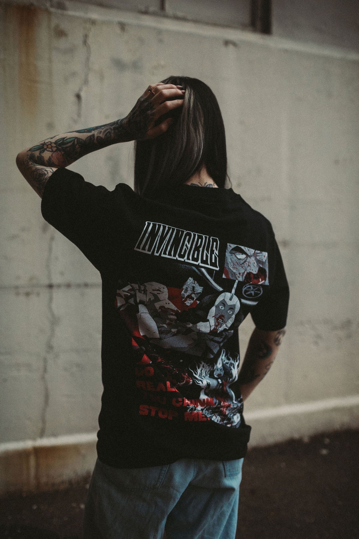Neck Snap T-Shirt Any Means Necessary Clothing