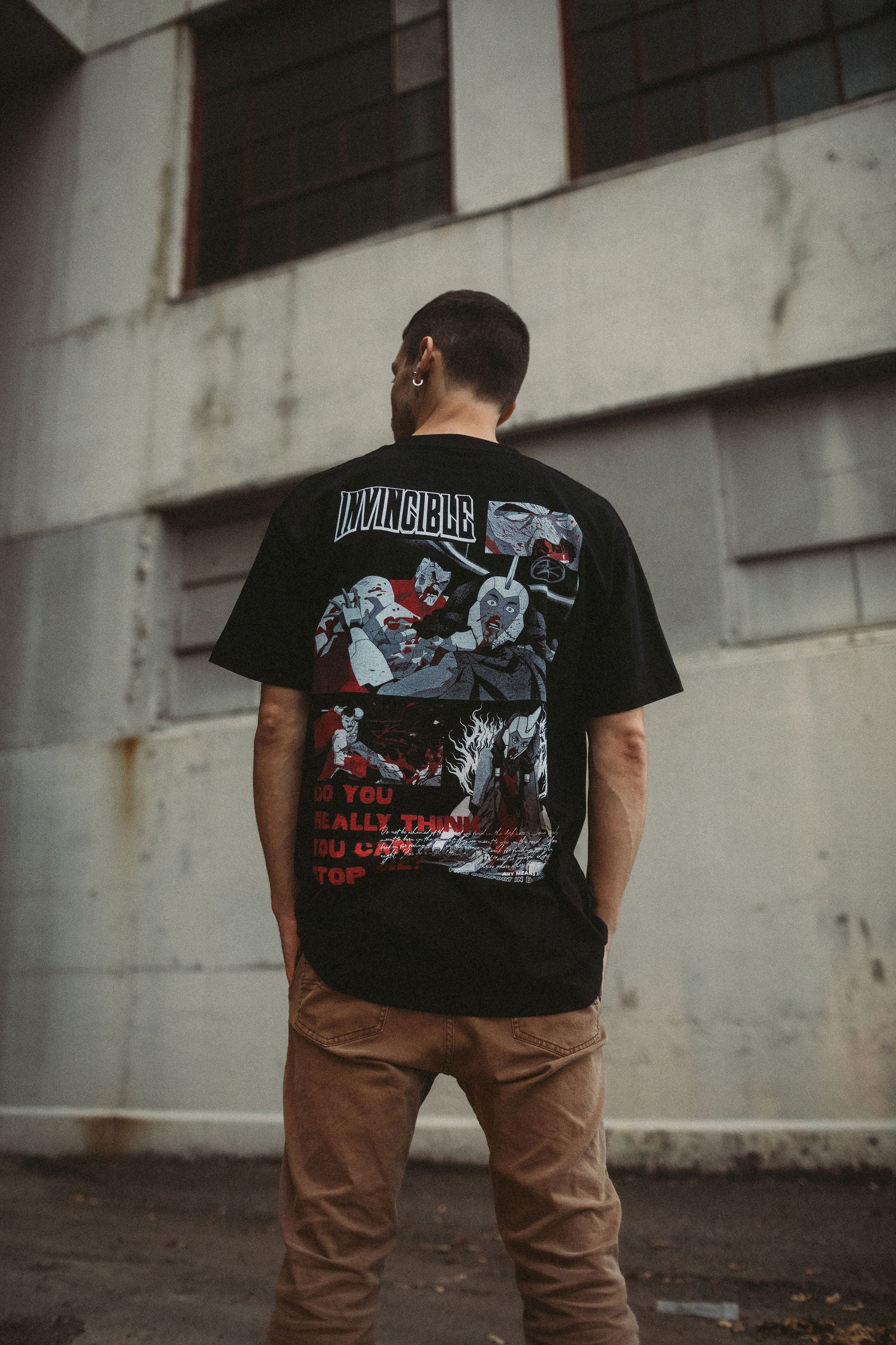 Neck Snap T-Shirt Any Means Necessary Clothing