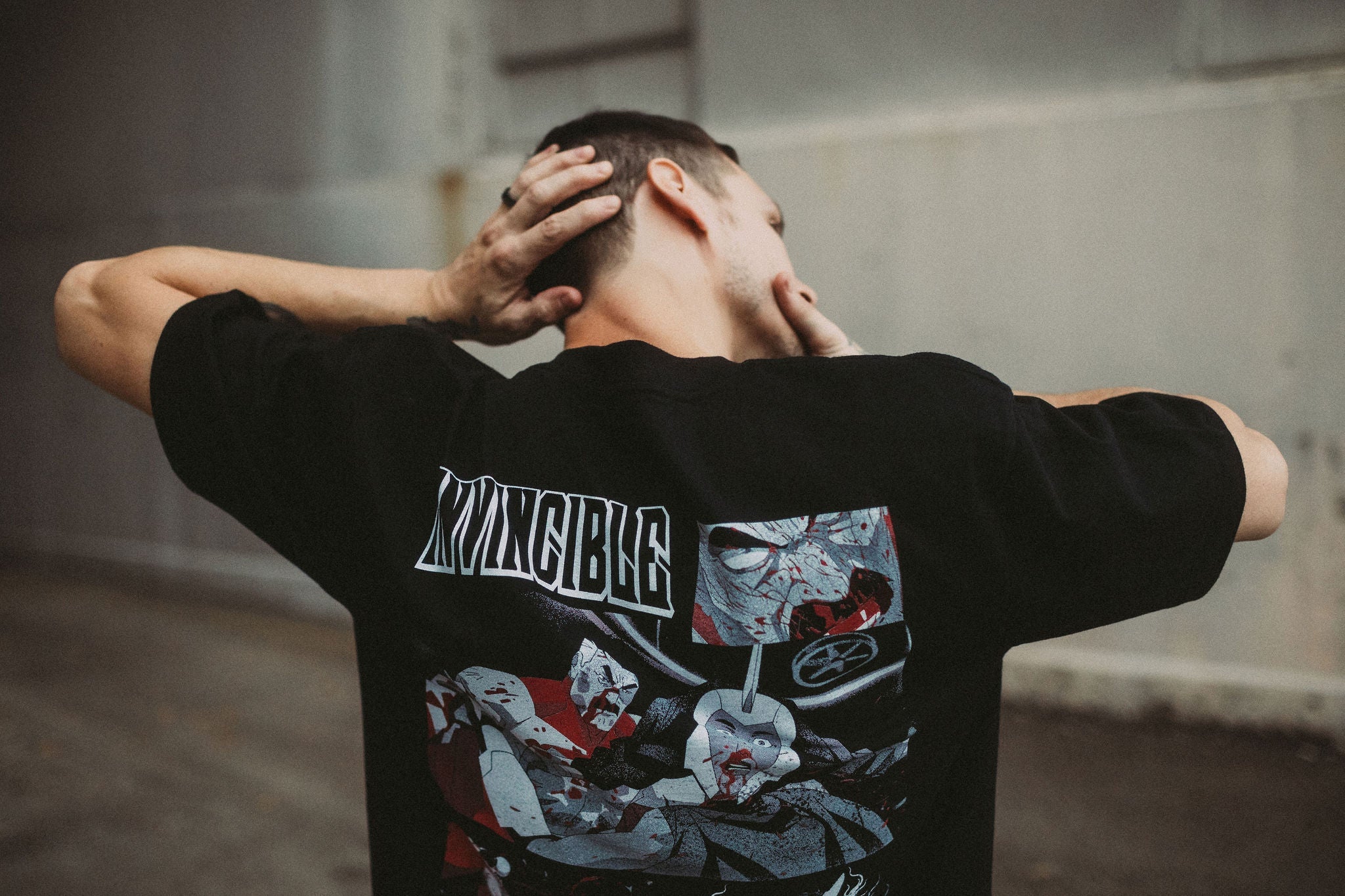 Neck Snap T-Shirt Any Means Necessary Clothing
