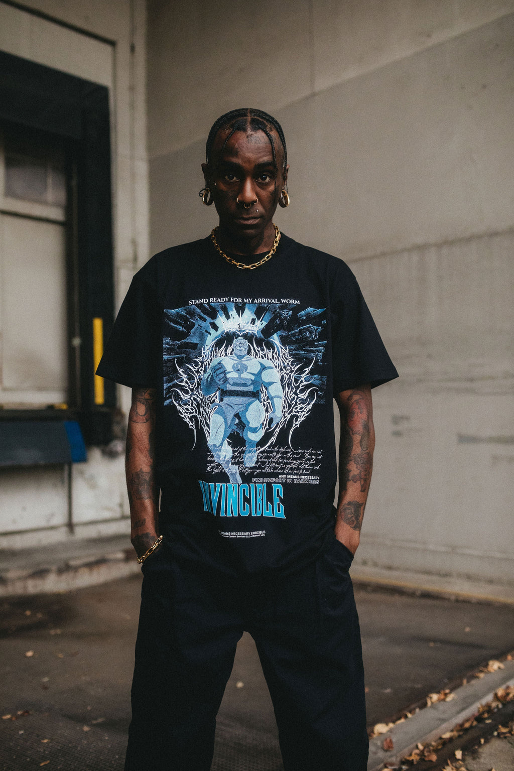 Arrival T-Shirt Any Means Necessary Clothing