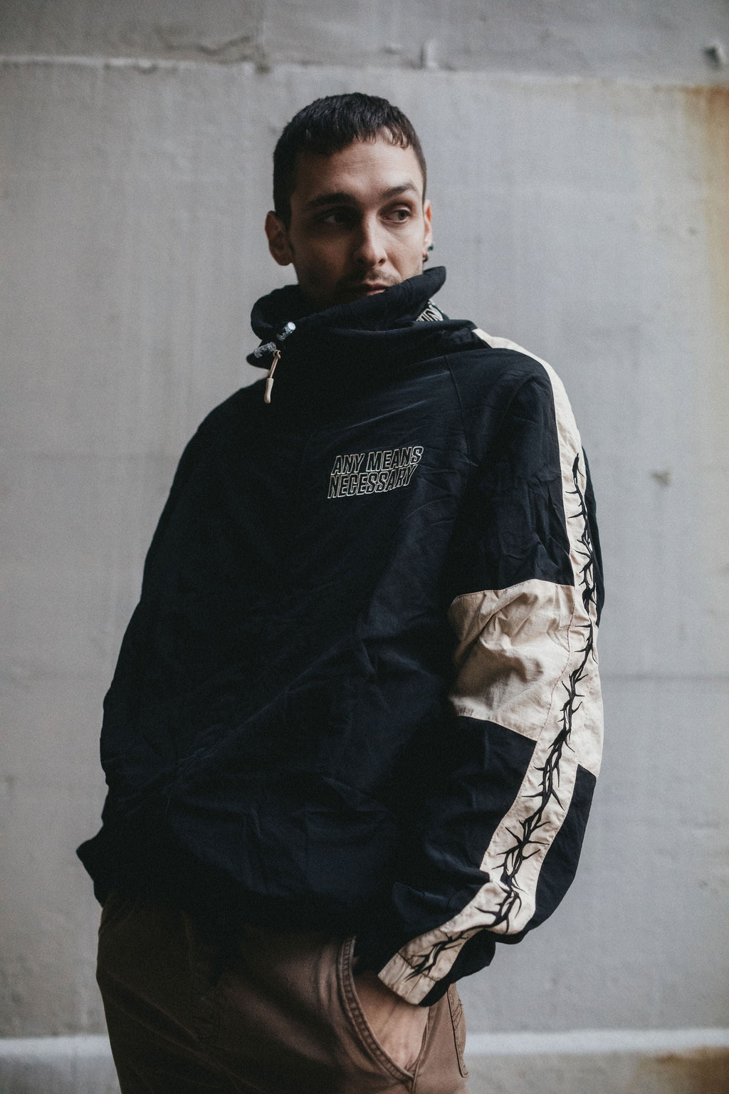 Dust Storm Windbreaker Any Means Necessary Clothing