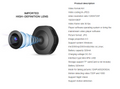 2 million infrared night vision camera