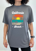 California Beach Unisex Bamboo Viscose/Organic Cotton Short Sleeve Graphic T-Shirt Spun Bamboo