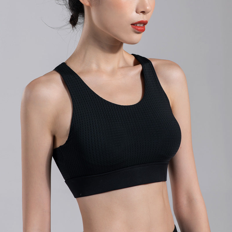 Running Shockproof Vest-style Gathering And Shaping All-in-one Yoga Fitness Bra Social Buzz eSIMs