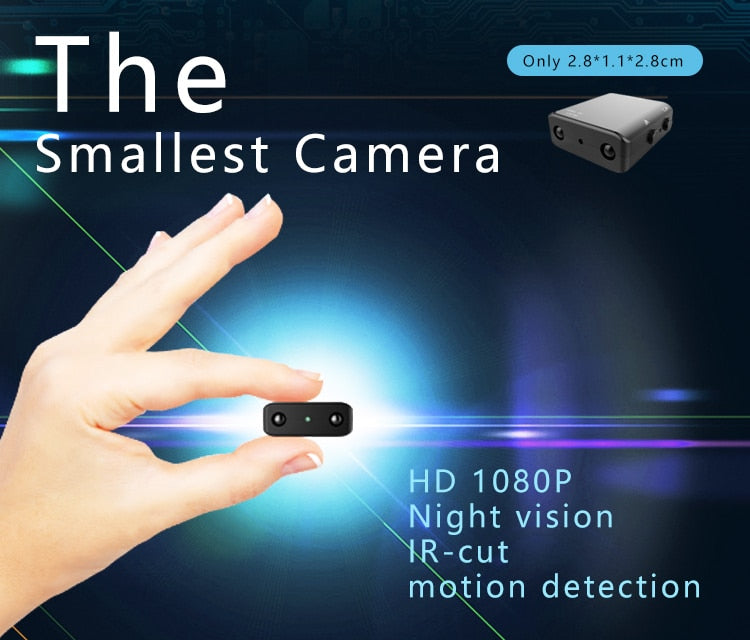 Mini Secret Camera Full HD 1080P Home Security Camcorder Night Vision Micro Cam Motion Detection Video Voice Recorder