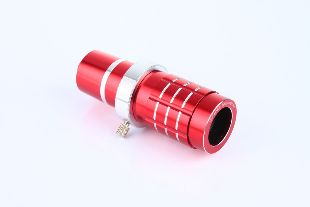 Compatible With , Manufacturers Wholesale 12 Times Mobile Phone Lens Chinese Red 12X Telescope Photography Long Focus Lens Camera Phone Accessories