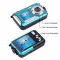 Dual-screen waterproof HD digital camera