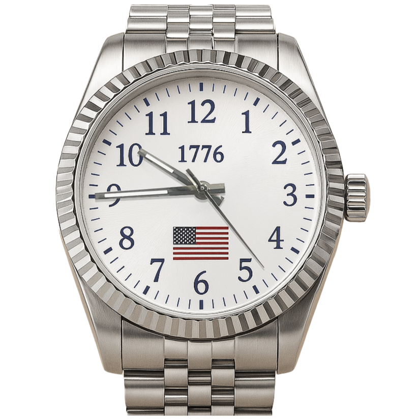 America's 250th Anniversary - Silver 1776 Heritage Watch Proud Patriots