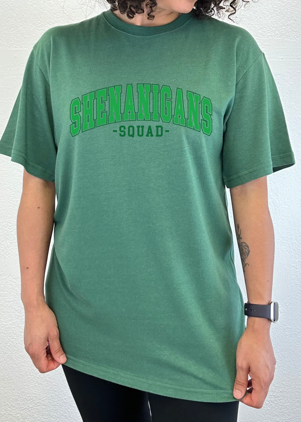 Shenanigans Squad Unisex Bamboo/Cotton Graphic T-Shirt Spun Bamboo