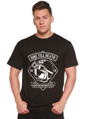 Ride Till Death Spun Bamboo® Men's Bamboo Viscose/Organic Cotton Short Sleeve Graphic T-Shirt Spun Bamboo