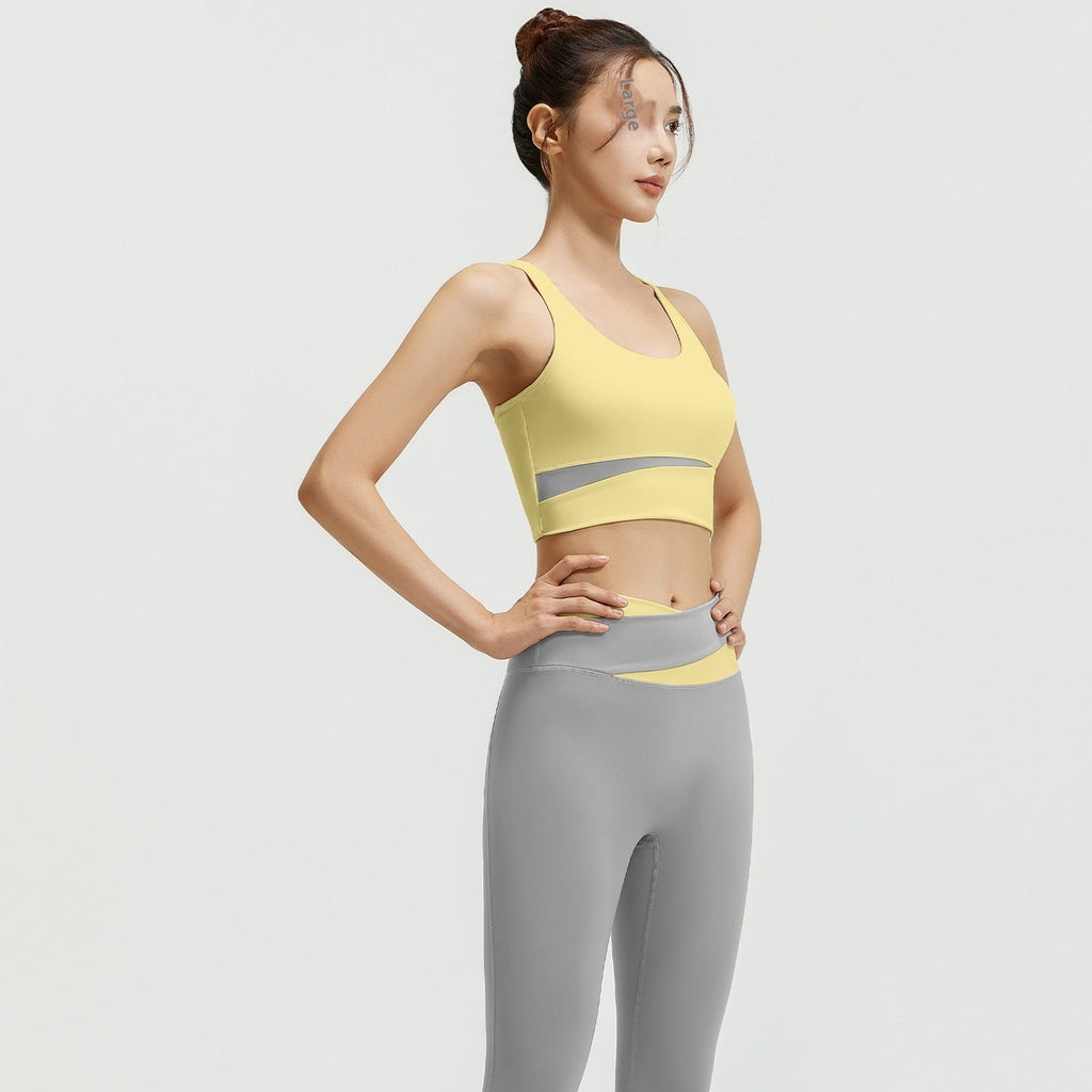 High Waist Belly Contracting Yoga Clothes Shockproof Yoga Fitness Yoga Wear Suit Social Buzz eSIMs