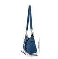 Solid-color Denim Single-shoulder Underarm Bag For Women