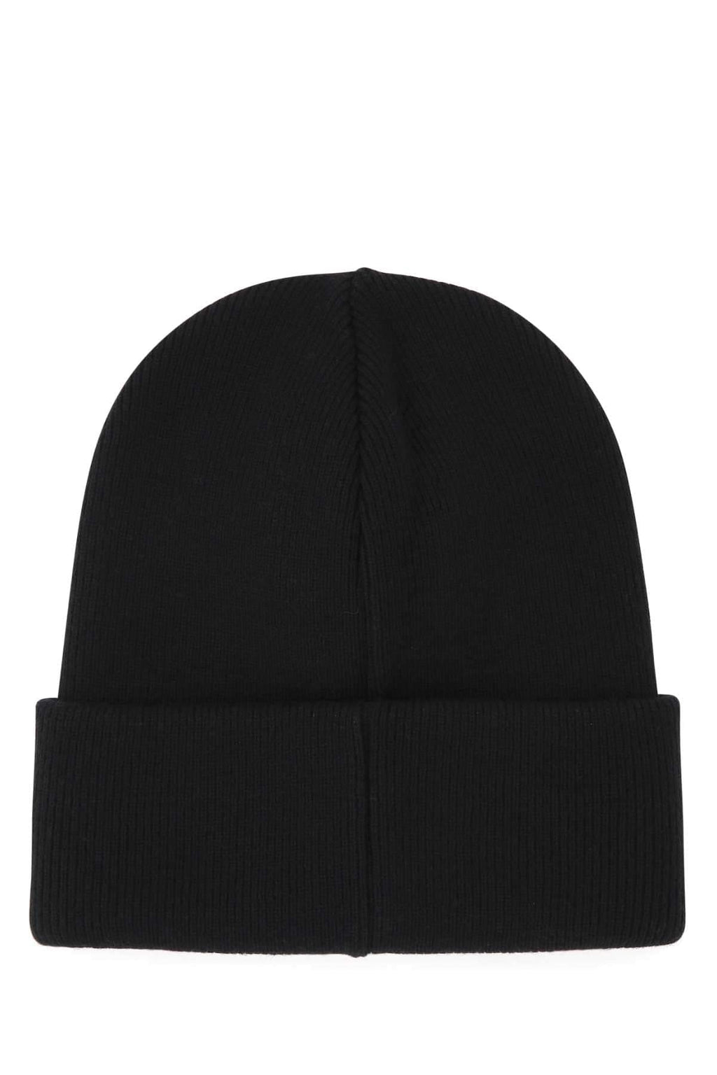 Dsquared Men Black Wool Beanie Hat