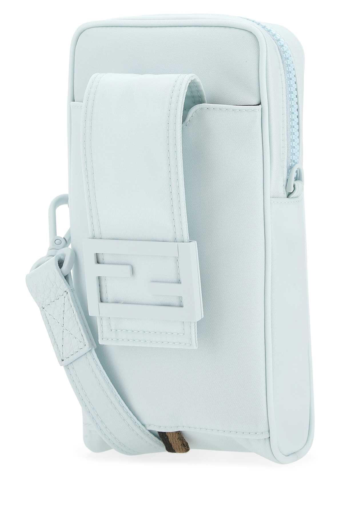 Fendi Men Light-Blue Econylâ® Phone Holder