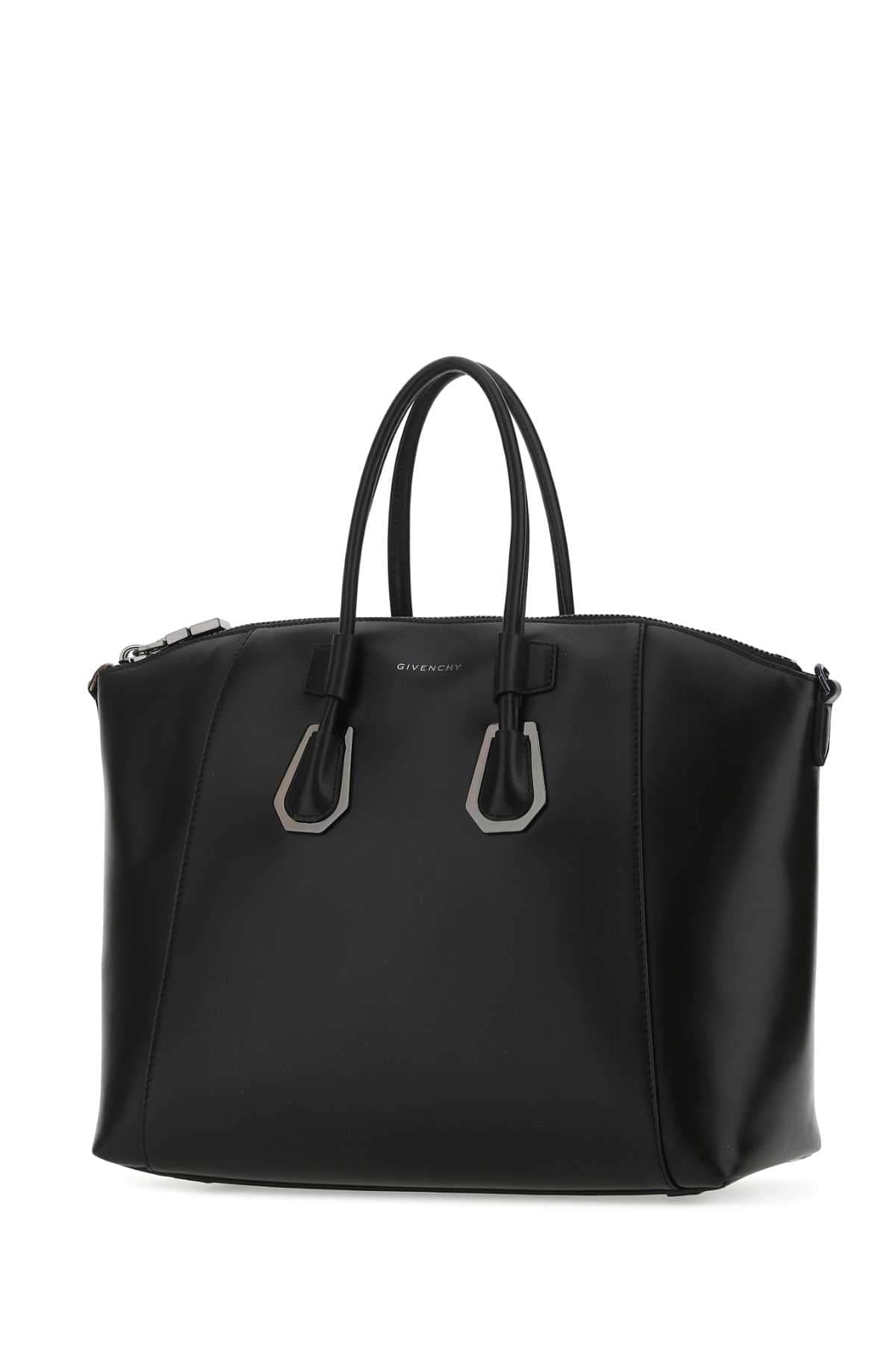 Givenchy Women Black Leather Small Antigona Sport Handbag