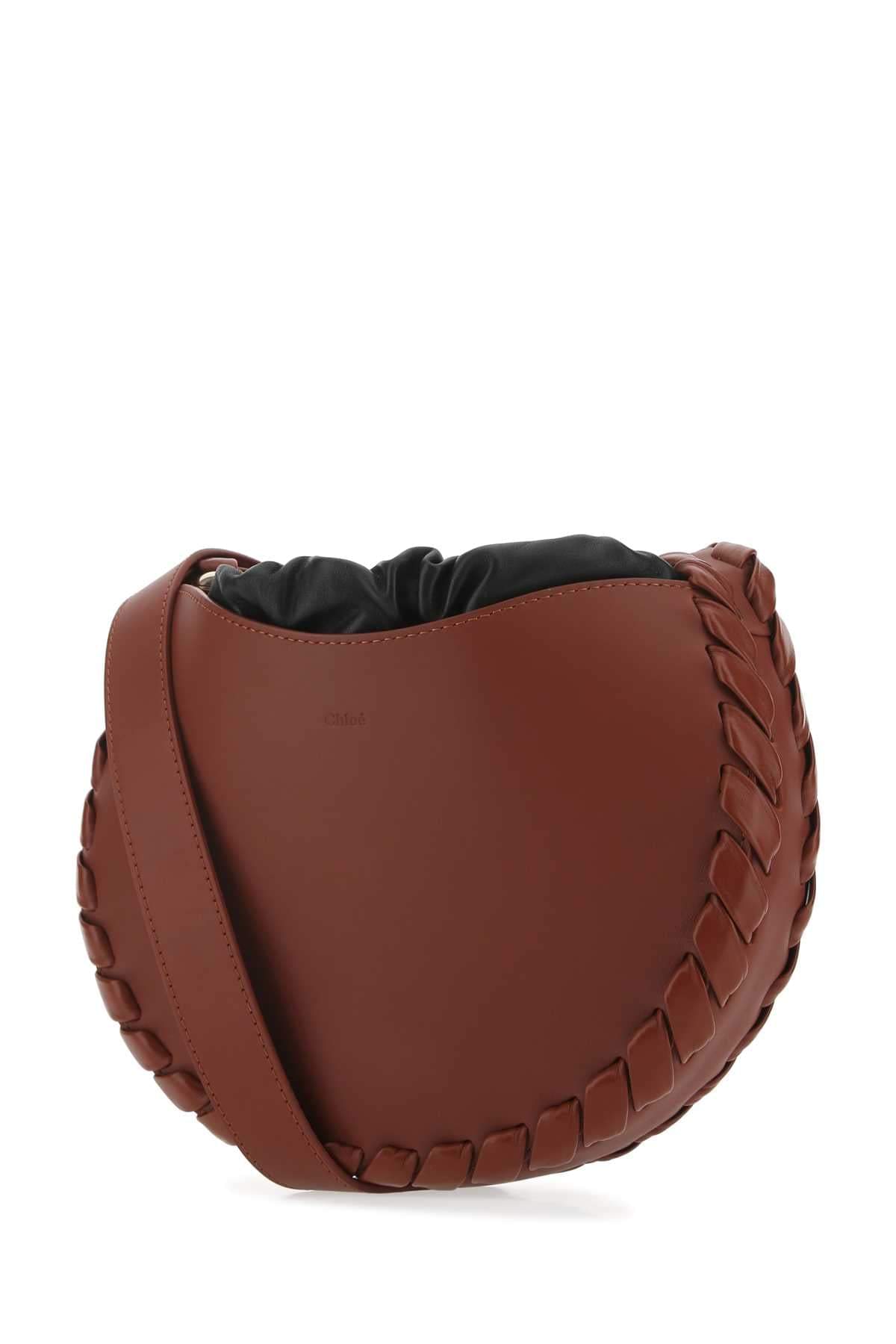 Chloe Women Brick Leather Small Mate Crossbody Bag