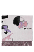 Alexander Mcqueen Women Embroidered Wool Blend Blanket