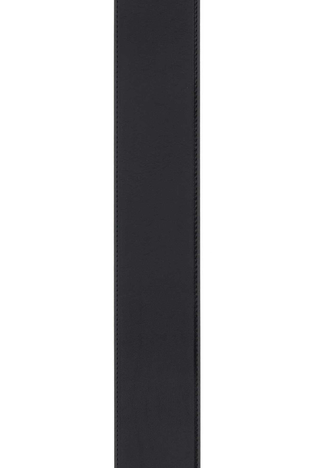 Alexander Mcqueen Women Black Leather Belt