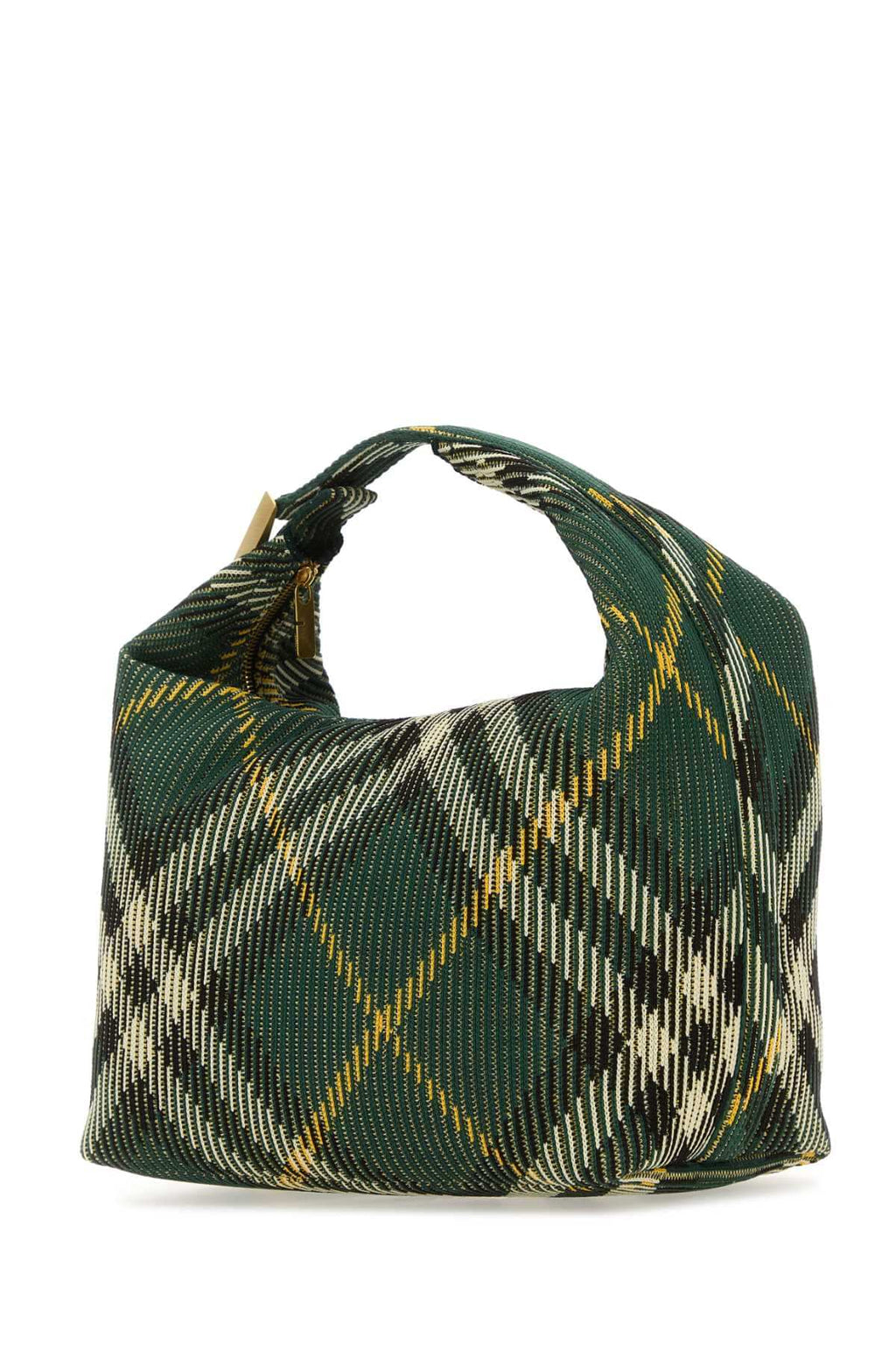 Burberry Women Embroidered Nylon Medium Peg Handbag