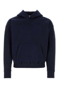 Saint Laurent Men Dark Blue Cotton Sweatshirt