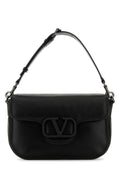 Valentino Garavani Men Black Leather Locã² Handbag