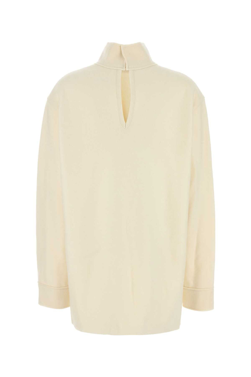 Jil Sander Women Cream Wool Blend Blouse