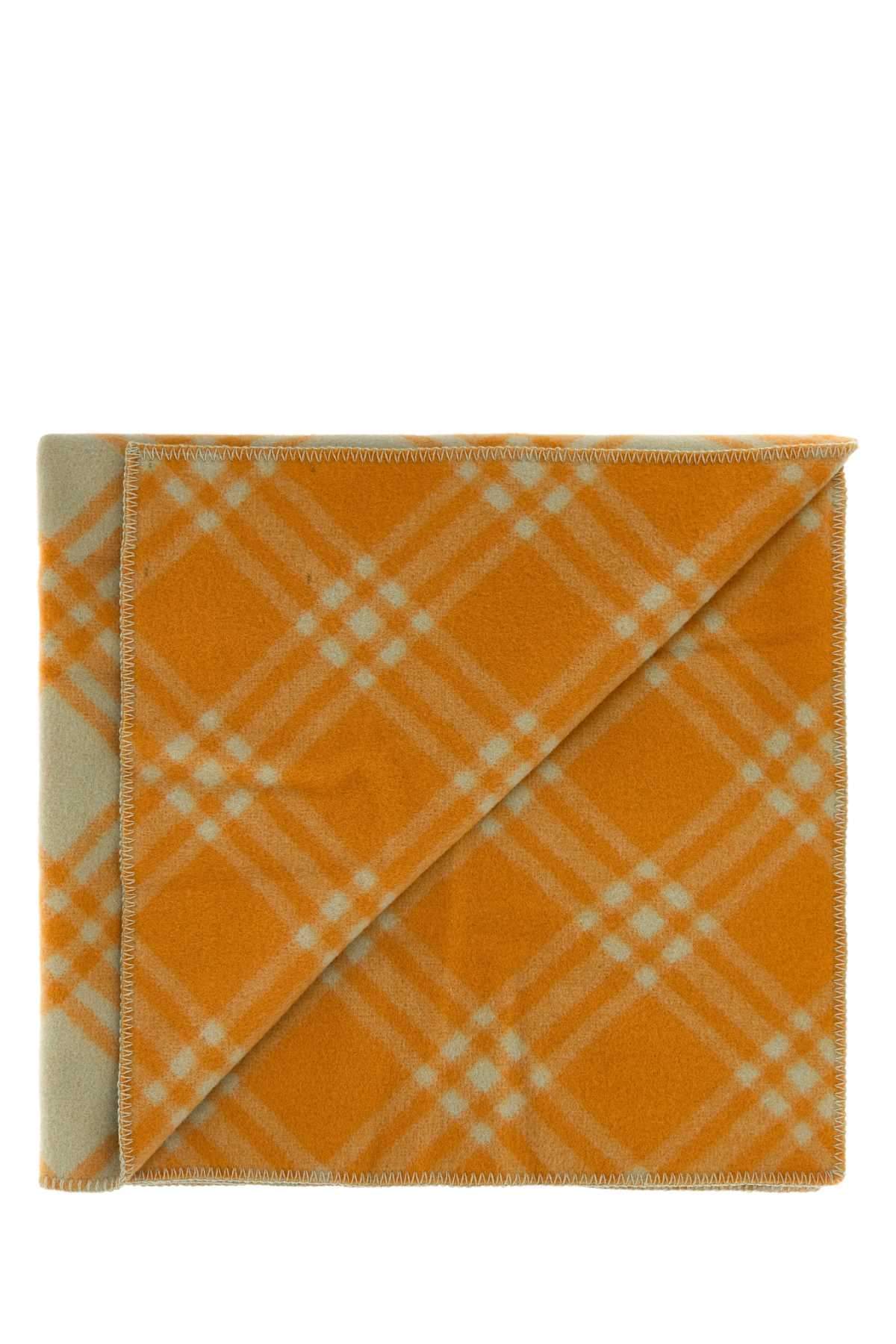 Burberry Women Embroidered Wool Blanket